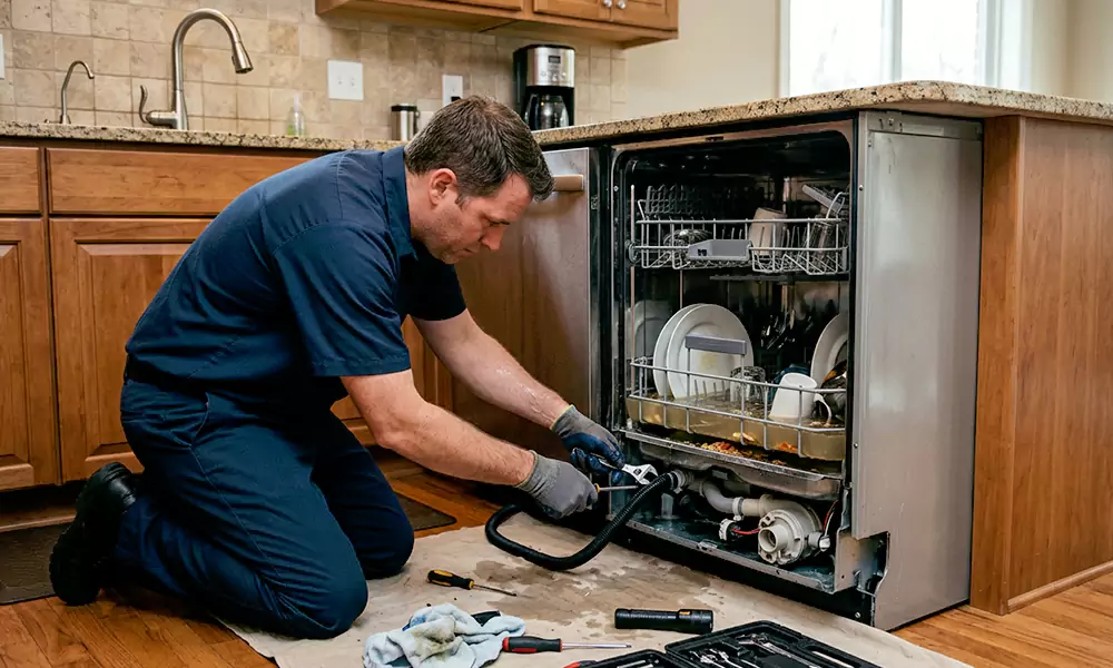 Dishwasher Not Draining Repair in Southaven, MS