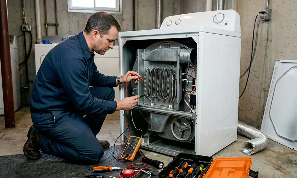 Dryer Not Heating Repair in Southaven, MS