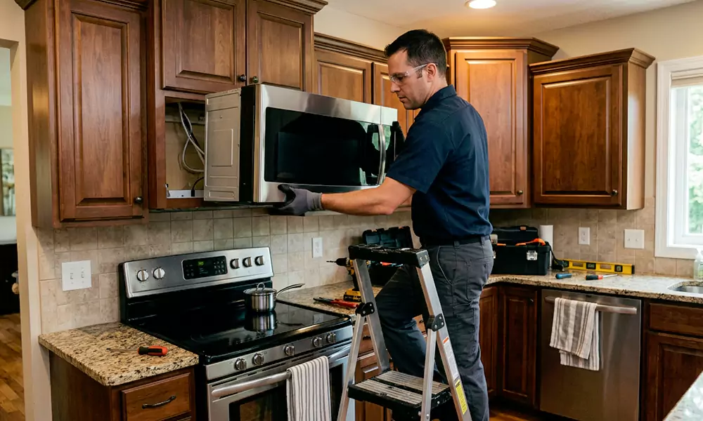 Microwave Installation in Southaven, MS