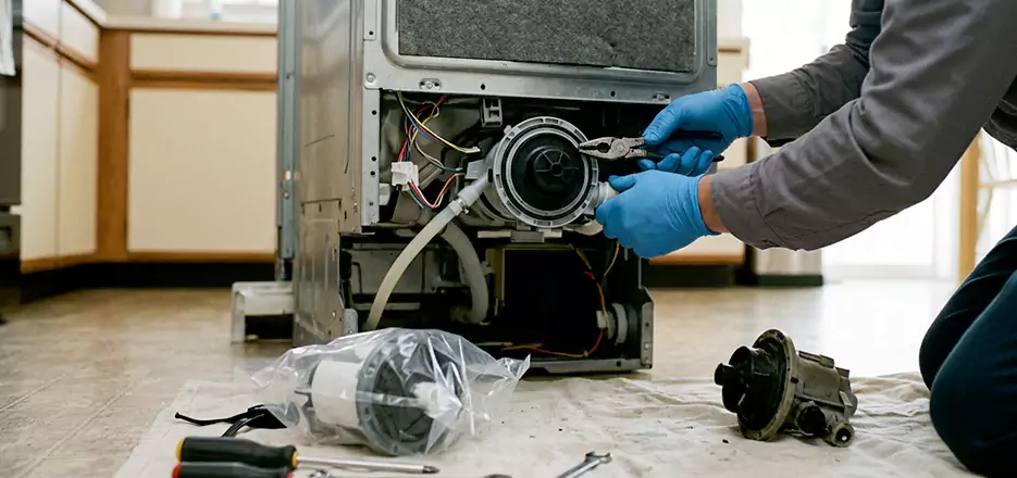 Dishwasher Motor Pump Replacement in Southaven